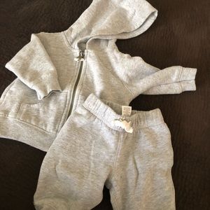 Lightly worn sweat suit.